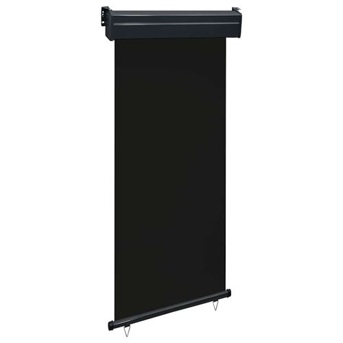 vidaXL Auvent latéral de balcon 100x250 cm Noir
