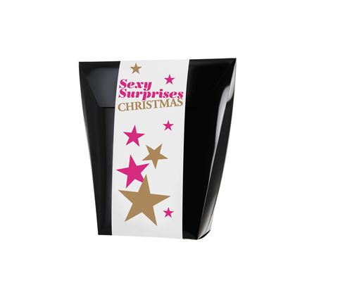 LOVE TO LOVE Sexy Surprises Noël - Pochette Surprise de Gifts Erotique pour Jeu de Couple, 5 Cadeaux Coquins