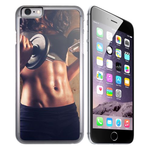Coque pour iPhone 6 et iPhone 6S girl musculation