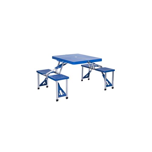 Table de camping 4 personnes avec banc - Kingcamp
