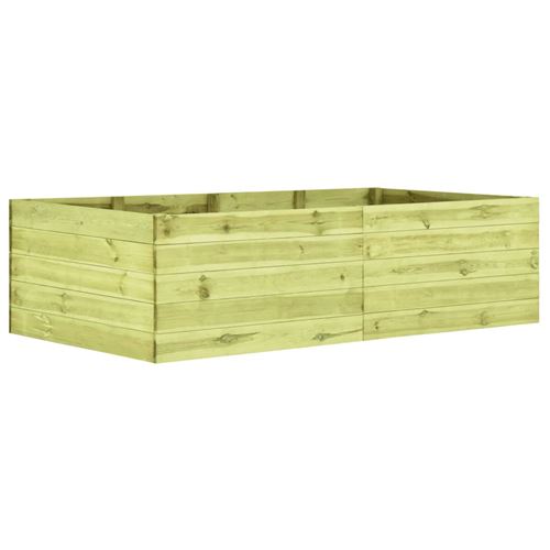 Jardinière 200x100x54 cm Bois de pin imprégné