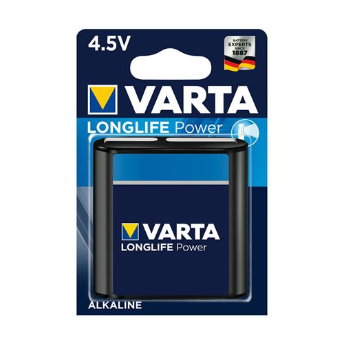 Varta - Pack de 10 Piles Alcaline Longlife Power 4,5V