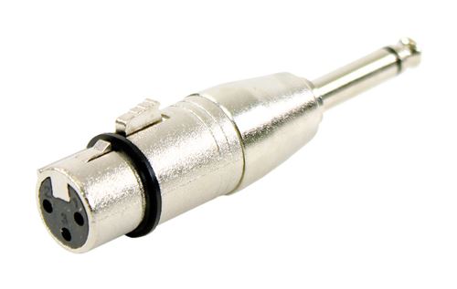 Plugger Adaptateur XLR femelle/Jack mâle mono Noir
