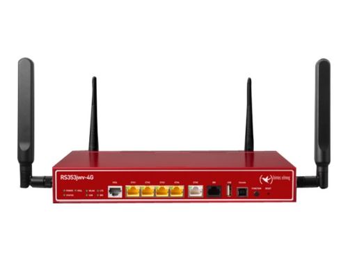 BinTec RS353jwv-4G - Draadloze router - ISDN/WWAN/DSL - 5-poorts switch - GigE - 802.11a/b/g/n - Dual Band - rack-uitvoering