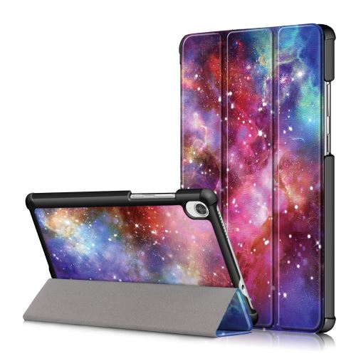 Etui en PU + TPU surface d'impression triple univers pour votre Lenovo Tab M8 HD8505/8705