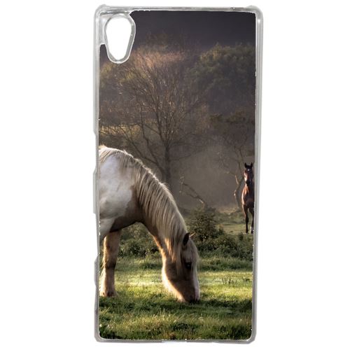 Coque Chevaux Compatible Sony Xperia Z4 Transparent