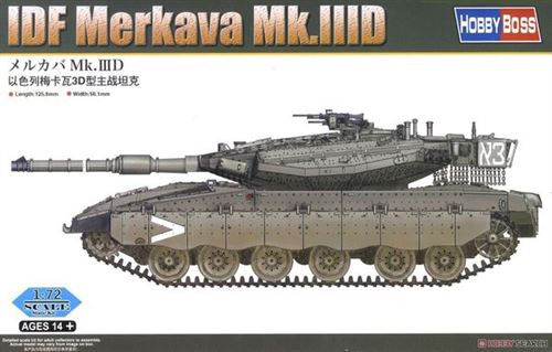 172 Hobbyboss Idf Merkava Mk.iiid (lic), modèle de réservoir