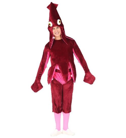 Déguisement calamare fourré - Taille M/L