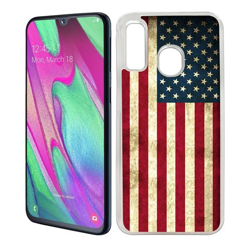 Coque pour Samsung Galaxy A40 -  Drapeau Usa
