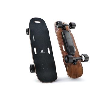 Skateboard électrique Elwing Powerkit Nimbus Dual Long Range 500 W Bois clair