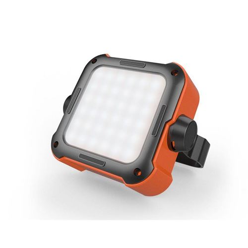 Lampe de Camping Lampe d'Atelier et Batterie Externe Portable 10000 mAh (Orange)