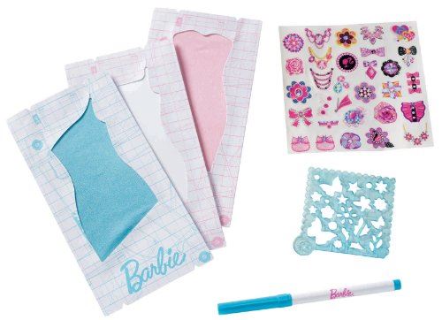 Kit de recharge d'autocollant de studio de robe de conception de Barbie