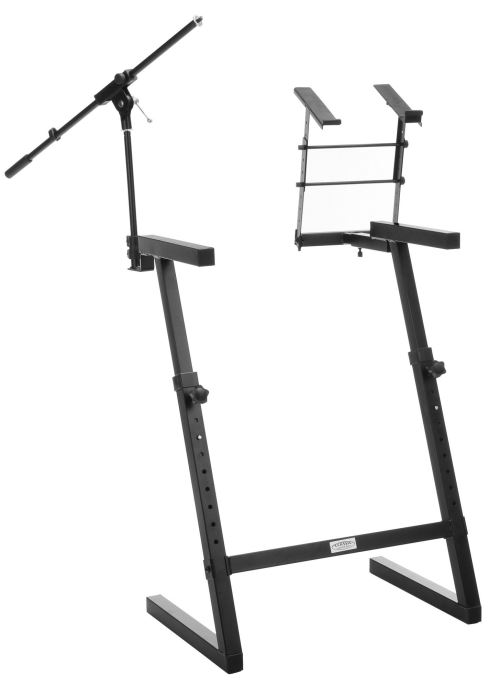Classic Cantabile KWS-100 Support de Clavier avec Trépied de Micro et Support de Laptop