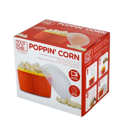 Poppin'Corn : Le pop-corn au micro-ondes - Rouge