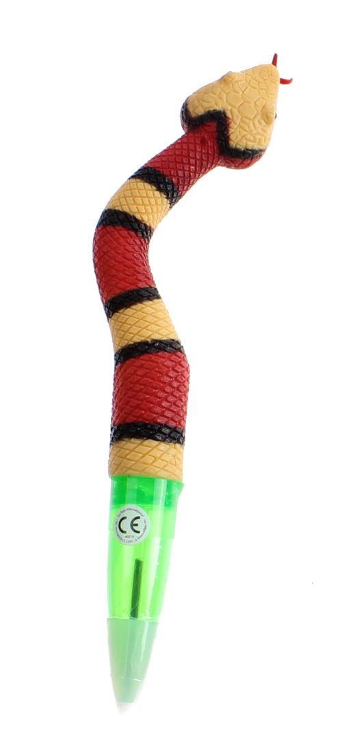 Toi-Toys stylo à bille avec tuyau d'arrosage beige/ rouge 20 cm
