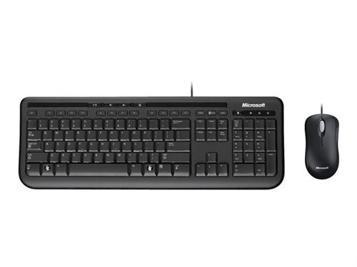 Wired Desktop 600 - Ensemble clavier et souris - USB - Allemand
