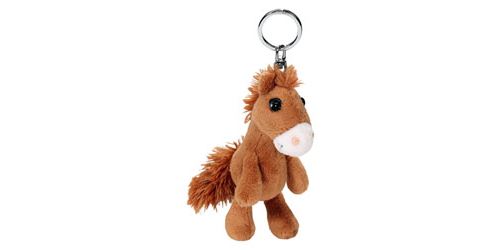 Porte clés peluche poulain