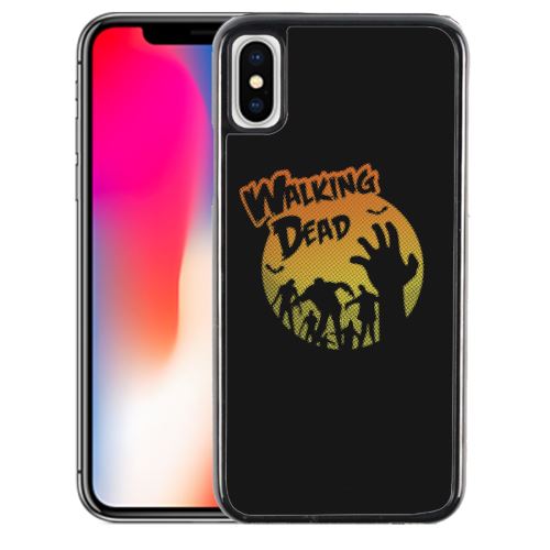 Coque pour iPhone XR walking dead logo vintage