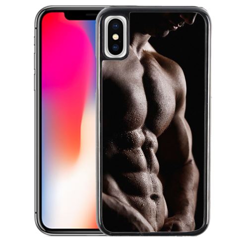 Coque pour iPhone XR man muscles