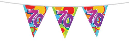 Haza Original ligne du drapeau multicolore 70 ans 10 mètres