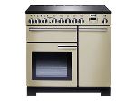 Falcon Professional Deluxe 90 - Cuisinière (four à deux étages) - pose libre - largeur : 90 cm - profondeur : 64.9 cm - hauteur : 90.5 cm - avec système auto-nettoyant - crème