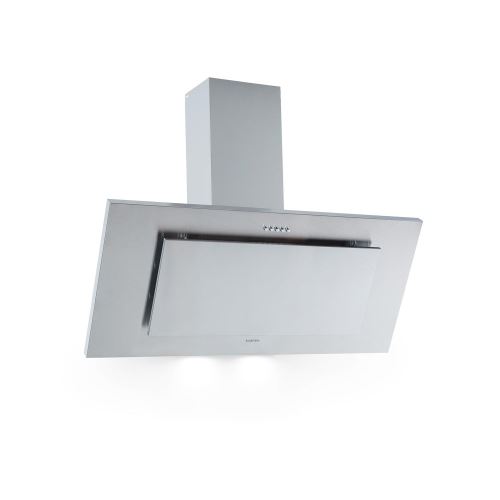 Klarstein Athena 90 Hotte aspirante murale 90 cm - Débit 300 m³/h - Moteur 69W - Classe B - Inox
