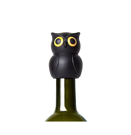 Bouchon en forme de chouette - Noir