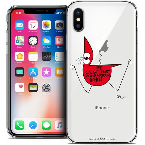 Coque Gel Apple iPhone X (10) Extra Fine Les Shadoks® - C'est Tout