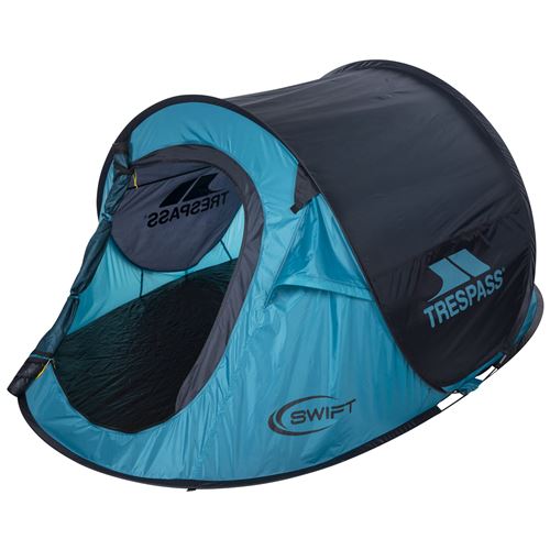 TRESPASS Tente Pop Up 2 personnes Swift 2 - Turquoise