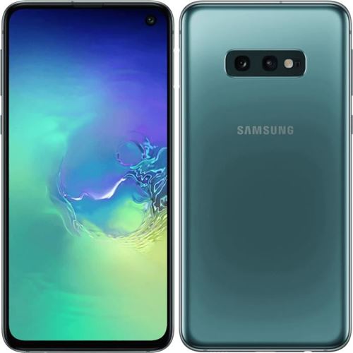 Samsung Galaxy S10e - 4G smartphone - double SIM - RAM 6 Go / Mémoire interne 128 Go - microSD slot - écran OEL - 5.8"" - 2280 x 1080 pixels - 2x caméras arrière 12 MP, 16 MP - front camera 10 MP - vert prisme État correct - Samsung reconditionné disponible sur Fnac