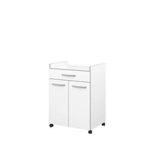 harmony desserte de cuisine 60cm - blanc