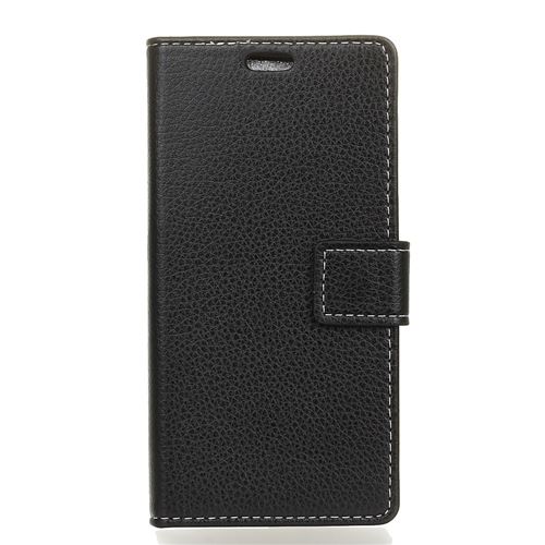 Etui en PU de couleur noir pour Samsung Galaxy A6s