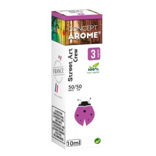 Conceptarôme - E-liquide Mixte Prenium – Crew 3 mg.