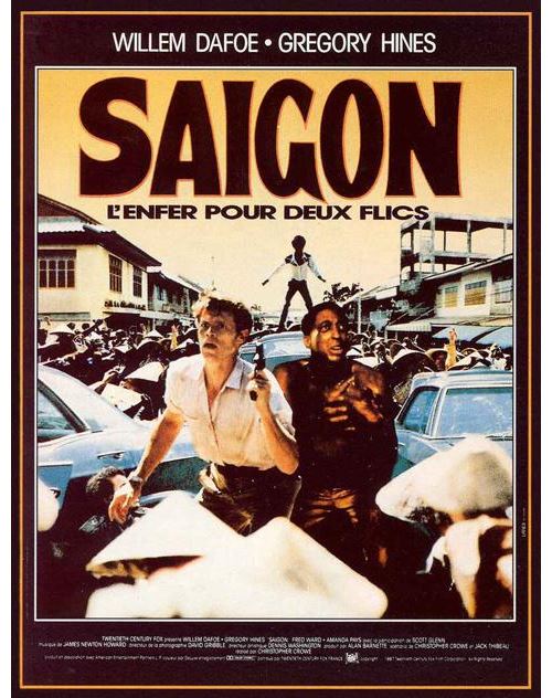 Saigon L'Enfer Pour Deux Flic AFFICHE CINEMA ORIGINALE