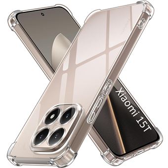 Coque pour  Xiaomi 15T - Antichoc Protection TPU Souple Transparent Phonillico® - 1