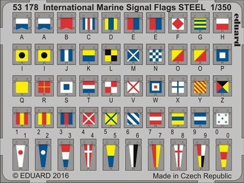 International Marine Signal Flags Steel - 1:350e - Eduard Accessories