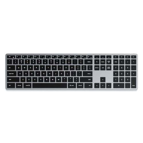 Satechi Gris X3 Clavier Bureau Bluetooth Qwerty Anglais Noir, - Neuf - Image 3