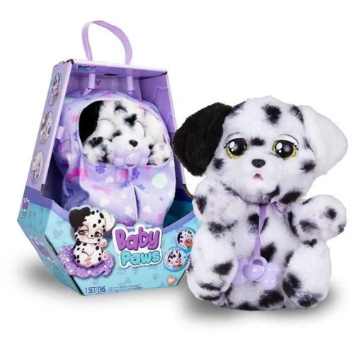 Peluche Baby Paws - mon bébé chien, Dalmatien