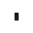 Étui pour iPhone 12 mini Nice Folio Sellier avec Bouton Laqué Façonnable Noir