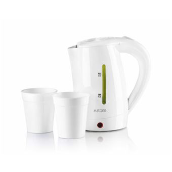 Bouilloire Électrique HAEGER Travel - Capacité 500 ml, Puissance 1100W - 1