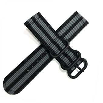 Bracelet en nylon 20mm pour Samsung Galaxy Watch Active 2/Huawei