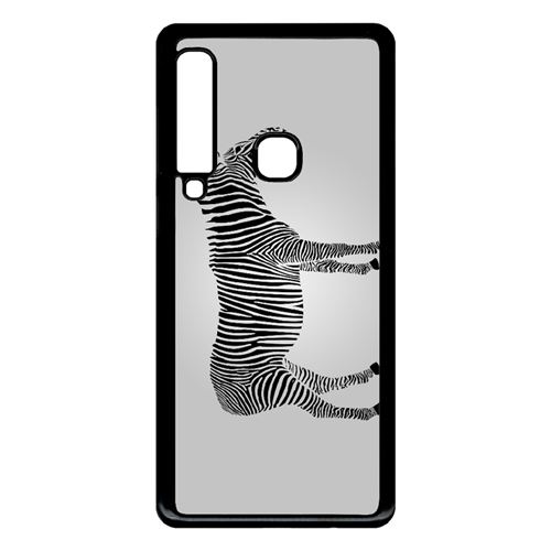Coque My-Kase pour Galaxy A9 (2018) - zebra - Plastique Noir