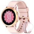 Blackview R8 Montre Connectée Femme Bluetooth Multisports étanche Smartwatch Compatible avec Samsung Iphone Rose