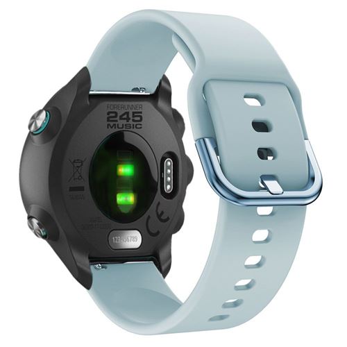 Bracelet en silicone pour Garmin Forerunner 245 - Bleu clair