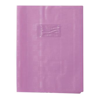 Protège-cahier ELBA - Format 17x22 Cm - Violet - Plastique Opaque Sans Phtalates - 4