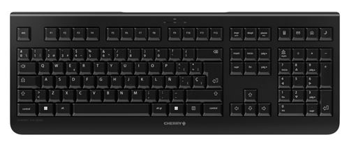 CHERRY KW 3000 - Toetsenbord - draadloos - 2.4 GHz - QWERTY - Spaans - zwart