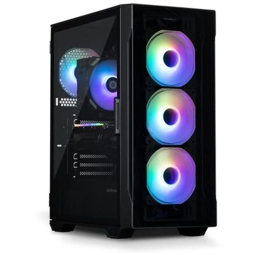 Non Communiqué Noir Boitier Pc Sans Alimentation - Zalman I3 Neo Tg (Noir) - Moyen Tour - Format Atx