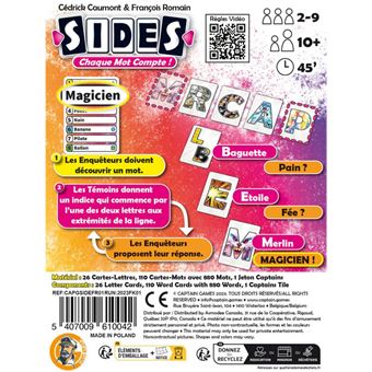 Sides - Chaque mot compte