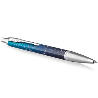 PARKER IM Premium Submerge, Stylo bille, Dégradé de bleu, recharge bleue pointe moyenne, Coffret cadeau