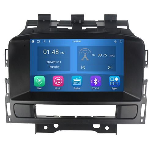Autoradio RoverOne® Bluetooth CarPlay Android Auto Navigation 4Go RAM 64Go ROM pour Opel Astra J 2010 2011 2013 CD300 CD400